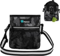 Camo Black Dog Treat Pouch - Multi-Functional Training Bag with Poop Bag Dispenser & 3 Convenient Wear Options