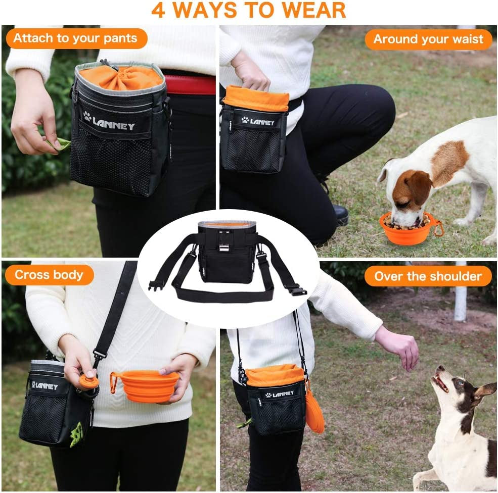 Ultimate Dog Treat Pouch: Versatile Training Bag for All Dogs – Carry Kibble, Snacks, and Toys with Ease!